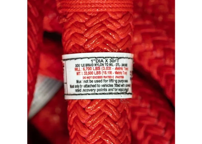 Extreme Duty Kinetic Energy Rope 1" X 30'